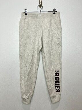 NWOT Texas A&M Aggies Sweatpants Joggers Womens S Gray Maroon Rivalry Threads